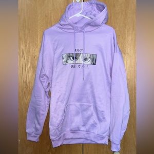 Pink anime sweatshirt